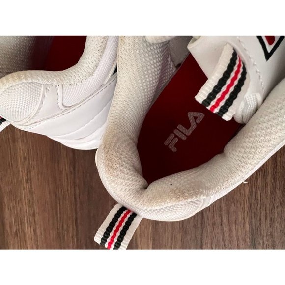 Kids' Fila Ray Leather Casual Sneakers - Picture 11 of 13
